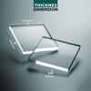 Trophy Glass Shelf 8x8 inch - 3/8 Inch Thick Clear Floating Shelf with 2 Free Chrome Brackets and Screws for Displaying Trophies, Awards, Pictures Frames, Paintings and Decoration Items view 3