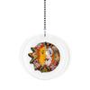 Mexican Talavera Kissing Sun and Moon Fan/Light Pull view 1
