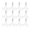 Super Z Outlet Clear Plastic Easels or Stand/Plate Holders to Display Pictures, Placecards, or Other Items at Weddings, Home Decoration, Birthdays, Tables (12 Pack) (8.5 Inch) view 1