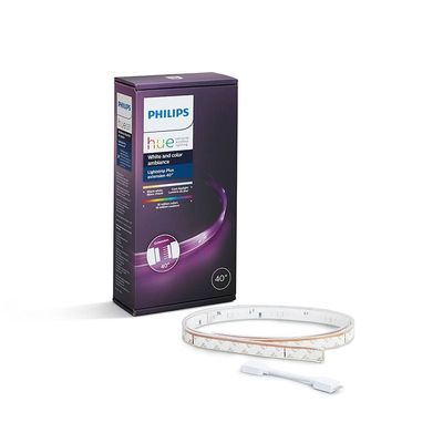 Philips 800268 Hue LightStrip Plus Dimmable LED Smart Light Extension (Compatible with Amazon Alexa, Apple HomeKit, and Google Assistant)