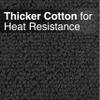 RITZ Terry Potholder & Hot Pad: Unparalleled Heat Resistant, Durable 100% Cotton  Ergonomically Designed for Optimal Grip  Easy-Care Machine Washable  2-Pack, Black view 3