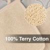 RITZ Terry Potholder & Hot Pad: Unparalleled Heat Resistant, Durable 100% Cotton  Ergonomically Designed for Optimal Grip  Easy-Care Machine Washable  2-Pack, Latte view 2