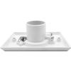 Hayden Inlet Valve with Round Door-White view 3