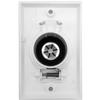 Hayden Inlet Valve with Round Door-White view 4