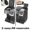 Hamilton Beach FlexBrew Trio 2-Way Coffee Maker, Compatible with K-Cup Pods or Grounds, Single Serve & Full 12c Pot, Permanent Gold-Tone Filter, Black & Silver view 4