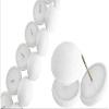 Duvetdots Beige Keyless Duvet Clips, No Key Needed. Pack of 8 Egyptian Cotton Bedding Pins That are Safe Locking, Low Profile & Holds up to 10lbs view 1