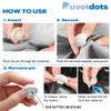 Duvetdots Beige Keyless Duvet Clips, No Key Needed. Pack of 8 Egyptian Cotton Bedding Pins That are Safe Locking, Low Profile & Holds up to 10lbs view 3