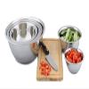 Dozenegg (Set of 6) Mixing Bowls Standard Weight Stainless Steel, Mirror Finish, 3/4, 11/2, 3, 4, 5, and 8 Qt view 4