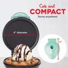Dash Mini Maker Griddle - Compact Griddle for Creative Homemade Treats - PTFE nonstick surface, Quick Heat-Up System & Space-Saving Design - Aqua view 4