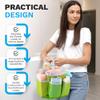 Handy Laundry Mesh Shower Caddy - 7 Pocket Portable Bathroom Organizer Tote for Travel, Gym & Dorm - Collapsible Small Shower Caddy Bag to Hold Toiletries & Essentials (Green) view 4