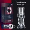 Vintorio Wine Aerator OMNI Set - Premium Decanter for Red Wine Lovers with Gift Box, Velvet Bag, and Mini Stand - Durable, Crystal Clear Acrylic view 4