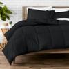 Bare Home Comforter Set - Queen Size - Ultra-Soft - Goose Down Alternative - Premium 1800 Series - All Season Warmth (Queen, Black) view 1