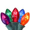 Northlight Set of 25 Transparent Multi-Color C7 Twinkle Christmas Lights - 24 ft. Green Wire view 1