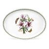 Portmeirion Botanic Garden Oval Serving Dish | 15 Inch Oval Platter | Lily Flowered Azalea Motif | Made from Porcelain | Dishwasher and Microwave Safe view 1