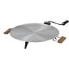 Bethany Heritage Griddle 1450 W 16 in. Dia. Satin Finish, Wood Handles view 1
