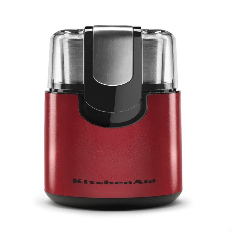KitchenAid BCG111ER Blade Coffee Grinder, 4 oz, Empire Red