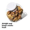OXO Good Grips 3.0 Qt POP Medium Cookie Jar - Airtight Food Storage - for Snacks and More, White and Clear view 4