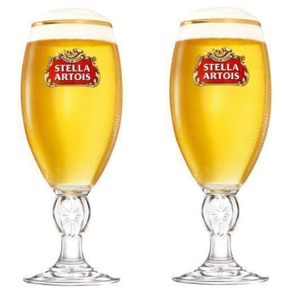 Stella Artois 500 ml Tulip Beer Glass - Set of 2