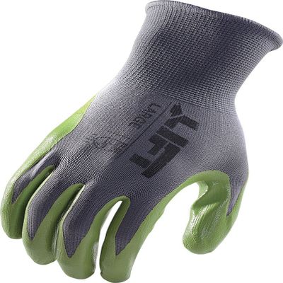 LIFT Safety Palmer Nitrile Gloves (Green, Medium)