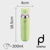 Grunwerg Vacuum Insulated Drinkpod Capsule Flask, 200ml, Green view 4