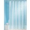 InterDesign Honeycomb Shower Curtain, 72 x 72, Aqua view 1