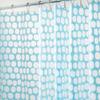InterDesign Honeycomb Shower Curtain, 72 x 72, Aqua view 2