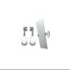 CRL MP6208BN Porcelain and Brushed Nickel Mirror Pivots view 1
