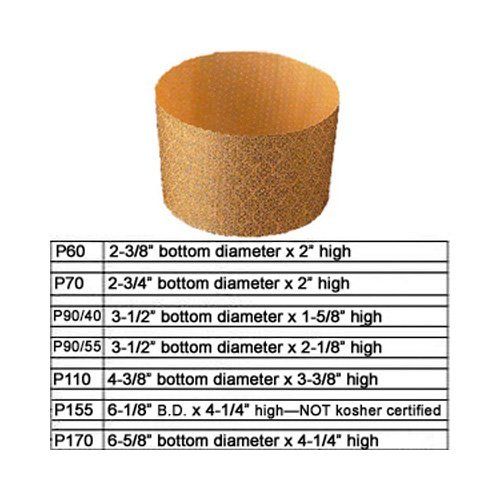 Novacart Panettone Mold - P90/40, 100 Pieces