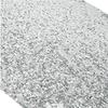 ShiDianYi 12x72-Inch Silver Sequin Table Runner Sparkly Metallic Silver Sequin Runner Event Bridal Wedding Runner Birthday Party Dinner Party Additional Colors Available Shower Ready to Ship view 1