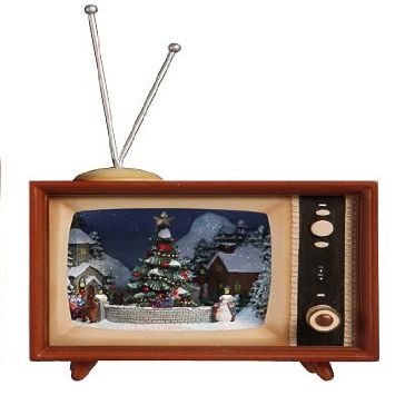 Horizontal Christmas TV Box