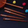 Antner Handmade Japanese Chopsticks Reusable Natural Wooden Chopstick with Box, 5 Pairs Gift Set view 3