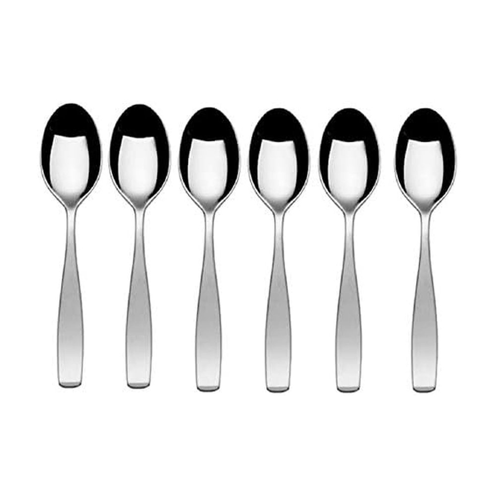 Mikasa 5155809 Satin Loft Stainless Steel Teaspoon, Set of 6