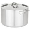 Viking 3-Ply Stainless Steel Stock Pot, 12 Quart Soup Cooking Pot with Lid, Kitchen Cookware, Dishwasher and Oven Safe, Induction Ready, Silver view 1