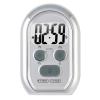 ZYQY x-wlang 3-in-1 Alerts timer 1013 with vibration ,beep and flash.(kitchen timer ,medical timer,therapeutic timer), silver view 1