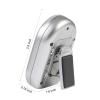 ZYQY x-wlang 3-in-1 Alerts timer 1013 with vibration ,beep and flash.(kitchen timer ,medical timer,therapeutic timer), silver view 3