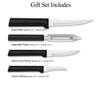 RADA Cutlery Meal Prep Gift Set (G205), 4-Piece Knife Set, Stainless Steel Blades, Made in USA, Black Handles view 2