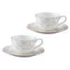Noritake P59387A/9940 Cup & Saucer (Pair Set) (Coffee Tea Double), 8.8 fl oz (220 cc), Cutie Rose, Microwave Safe, 2 Pieces, Bone China view 1