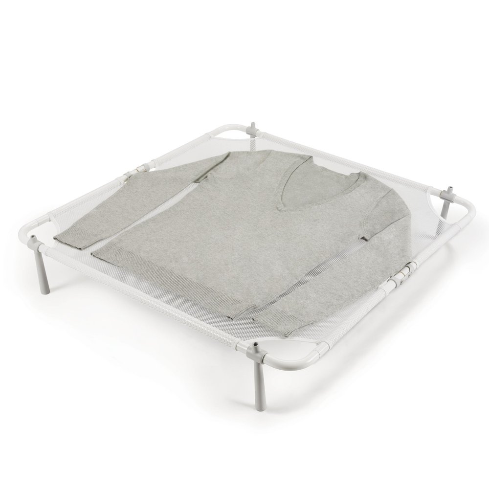 OXO Good Grips Folding Sweater Dryer, White, 26" sq. x 4-1/2" h