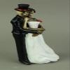 DWK 8" Till Death Day of the Dead Dia de los Muertos Skeleton Couple Decorative Figurine Bride and Groom Mini Statue Wedding Cake Topper view 2