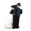 DWK 8" Till Death Day of the Dead Dia de los Muertos Skeleton Couple Decorative Figurine Bride and Groom Mini Statue Wedding Cake Topper view 3