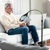 Brightech LightView Pro Magnifying Floor Lamp - Hands Free Magnifier with Bright LED Light for Reading - Work light With Flexible Gooseneck - Standing Mag Lamp view 2