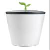 Chef'n 401-420-120 EcoCrock Counter Compost Bin Black and White 3.3 liter 1 view 1