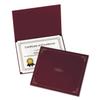 Oxford 29900585BGD Certificate Holder, 11-Inch x8-1/2-Inch, 5/PK, Burgundy view 1