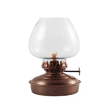 Vermont Lanterns Brass Mini Small Oil Lamp 5.75" (Antique Brass)
