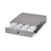 Nifty Cocktail Beverage Bartesian Capsule Drawer  Holds up to 36 Capsule Pods, Smooth Glide Rolling Drawer, Silver, Countertop Bar Organizer view 1
