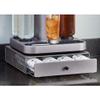 Nifty Cocktail Beverage Bartesian Capsule Drawer  Holds up to 36 Capsule Pods, Smooth Glide Rolling Drawer, Silver, Countertop Bar Organizer view 2