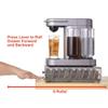 Nifty Cocktail Beverage Bartesian Capsule Drawer  Holds up to 36 Capsule Pods, Smooth Glide Rolling Drawer, Silver, Countertop Bar Organizer view 4