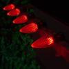 Wintergreen Lighting 25 C9 OptiCore LED Commercial Outdoor Christmas Lights  Heavy Duty Christmas String Lights; Green Wire (25 ft, Red) view 2
