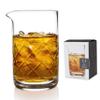 Viski Cocktail Mixing Glass 17 Oz. Crystal Pitcher Thick Base Design Bartending Glasses - Barware Essentials view 1