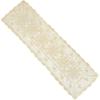 kilofly Handmade Crochet Lace Rectangular Table Runner 15 x 51 Inch, Beige view 1